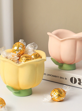 郁金香摆件家居装饰品花朵桌面个100新收纳快递首饰家的玄关女生