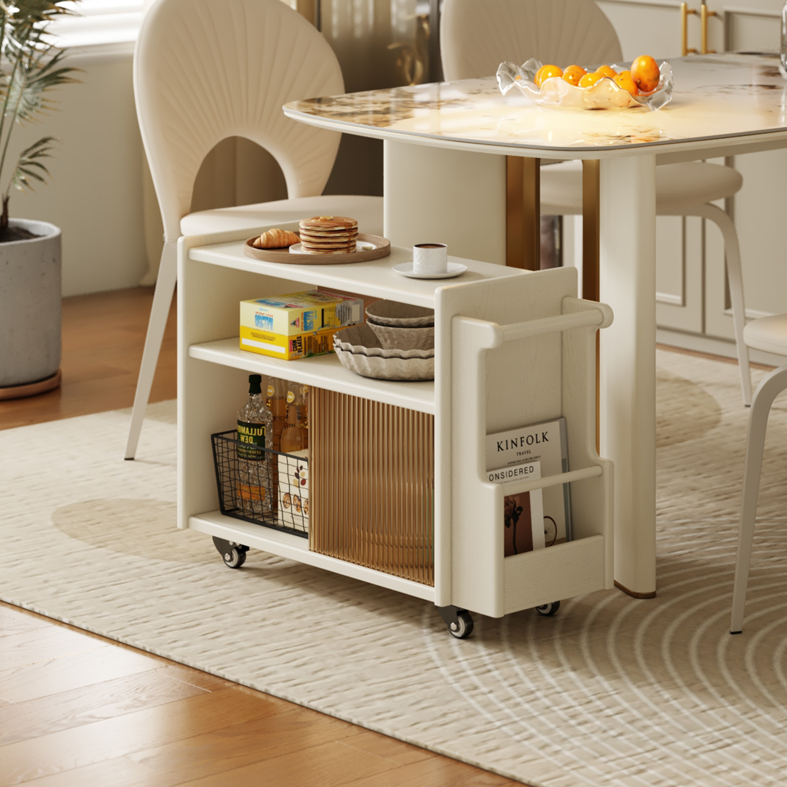 餐桌边几移动零食小推车小户型客厅卧室置物架实木家用带轮推车,住宅家具,移动边几/推车,淘宝优惠券,粉丝福利购,淘宝优惠卷