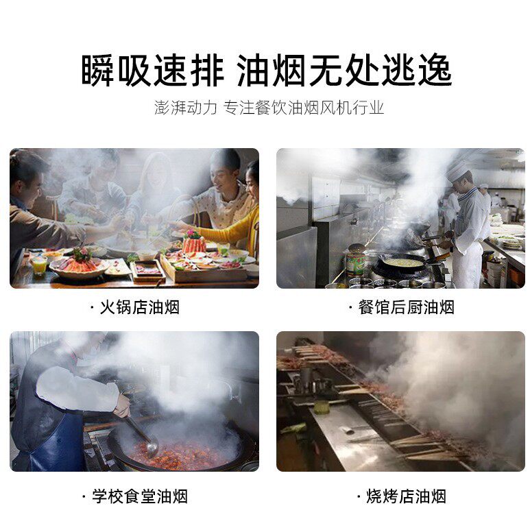 13-48高压风机排油烟净化配套风机吸力强清洗方便多翼式离心风机