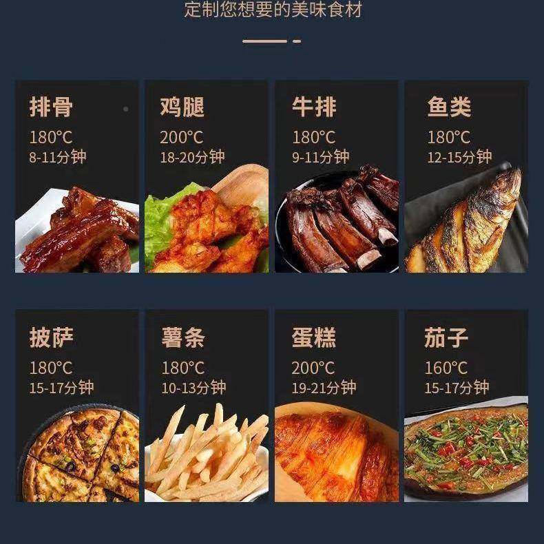 新款大BUN容量空气炸锅家用功能烤烤箱油无薯多条机红薯神器电炸