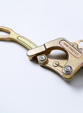 T手3动卡器头夹线钢丝绳鬼爪收紧线器电缆绝缘导AIM线拉器快速收