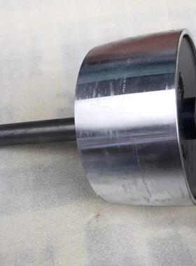 100VLK砂带2机抛光配件铝轮电机铝芯轮橡胶轮主被动铝轮机全轮调