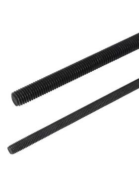 高强度丝发黑细全牙丝杆标1米RWQ扣反杠扣牙条通国丝螺杆全螺纹螺