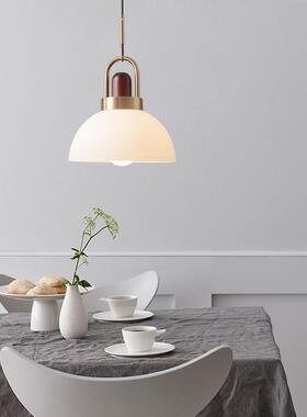 北欧创意床玻璃吊灯日式简约餐厅灯卧吧台MD-01-42吊灯气大家用室