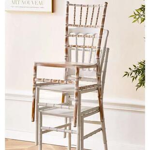 咨询客服户酒椅草坪椅婚庆外竹椅宴会椅户外婚节礼塑店料椅子靠背