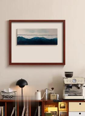 《SN250606墨新山》法式景中古风餐厅背景墙装2饰画高级感025款艺