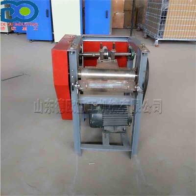 易拉罐剪开展平机 小型马口铁皮铺平机Can flattening machine