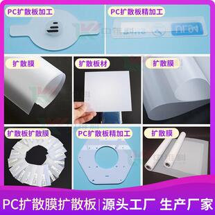 PC扩散膜反射膜PC扩散板精加工照明电子显示光学UGR防眩光扩散膜