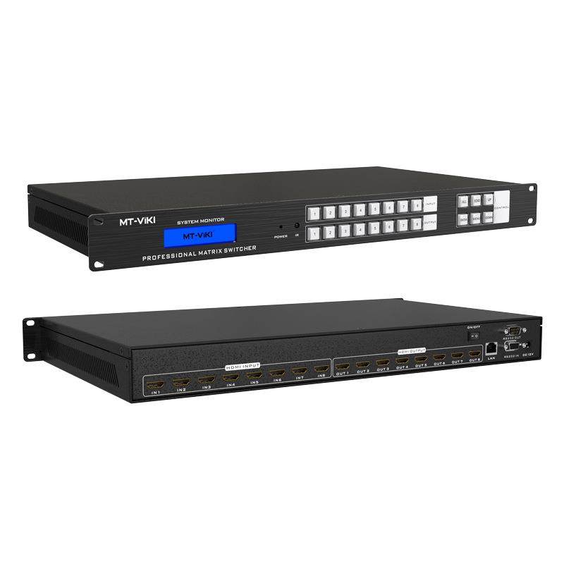 迈拓维矩MT-HD0808 hdmi矩阵8进8出高清音视频数字HDCP解码切换器