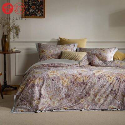 Libon丽本线下款 300TC长绒棉花园奇遇数码印花系列四件套床品