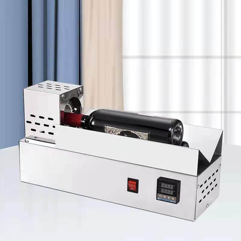 酒瓶口套膜自动收缩机 自动加热瓶口烫口机 红酒瓶口收膜机