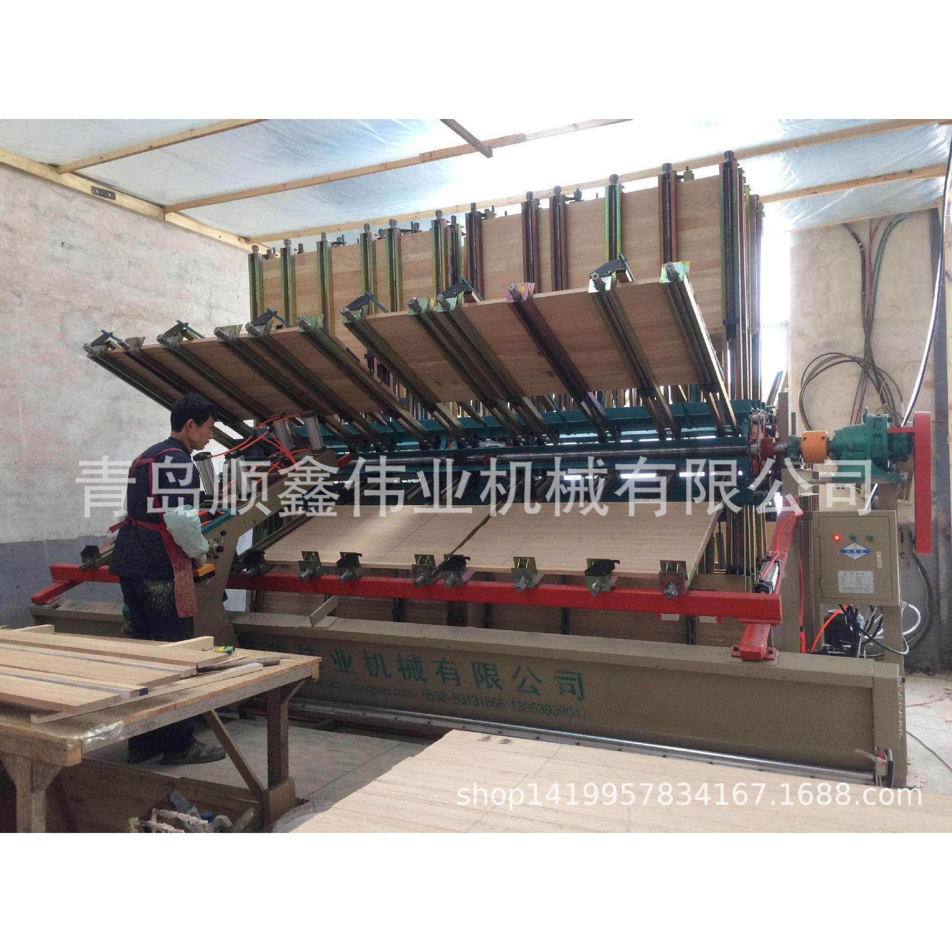 厂家供应-油压（下压式）拼板机-顺鑫机械-实体厂家