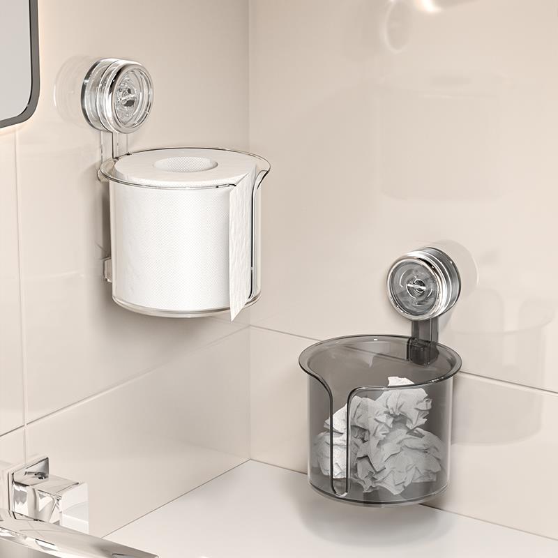 化妆室卫生卫盒厕收所免打ASCOR\/孔卫生纸抽卷筒生纸放置物架纳