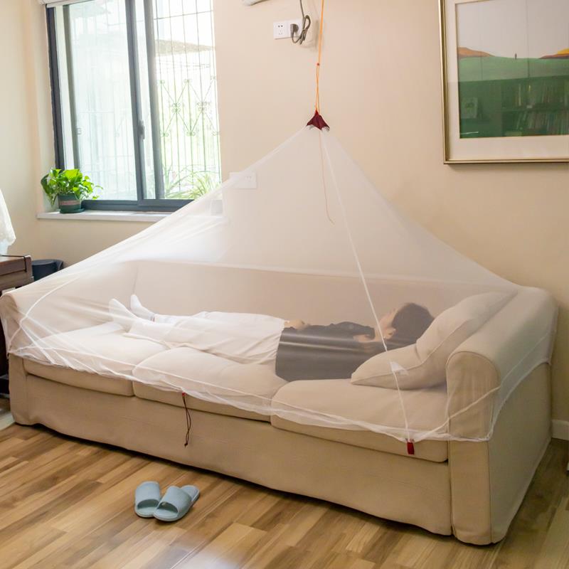 懒LFS-F17人发床蚊家用吊学顶式生宿帐舍客沙厅便携可折叠婴儿床