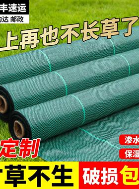 绿色盖草布除草地布园艺防草布种植果园地布地膜防草地布花园新型