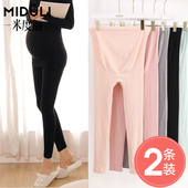 纯棉打底裤 春秋内穿衬裤 孕期棉毛裤 秋冬款 孕妇线裤 保暖裤 孕妇秋裤