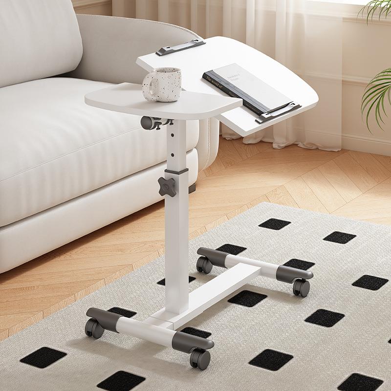 可移动床边桌客厅沙发边几升降电脑桌卧室家用书桌折叠办公小桌子
