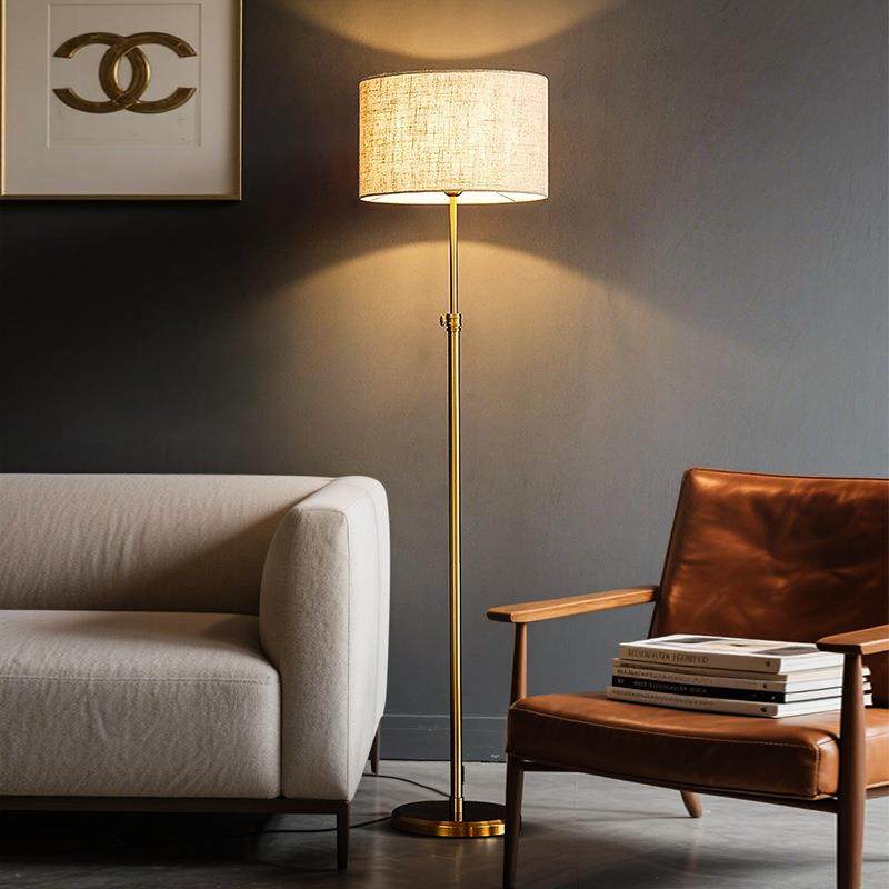 客厅落地灯卧室床头沙发旁创意轻奢简约金色布艺立式氛围感落地灯,鲜花速递/花卉仿真/绿植园艺,割草机/草坪机,淘宝优惠券,粉丝福利购,淘宝优惠卷