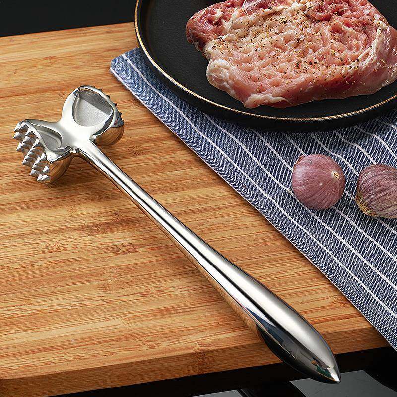 诚惠捷304不锈钢松肉锤牛排工具捶肉器家用打肉神器嫩肉锤,电子元器件市场,其它元器件,淘宝优惠券,粉丝福利购,淘宝优惠卷