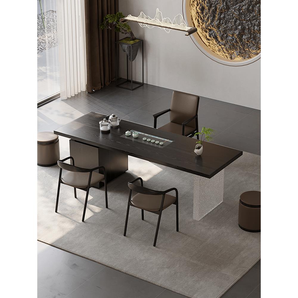 20PCN24中新新式板实木大意茶几高端家居禅功夫茶桌椅组合