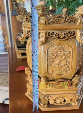 功名拜斗灯供角佛木雕工SM-LMBD-艺品拜斗米斗六玄六面斗关摆件灯