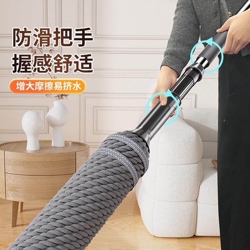 免独特洗拖家用一拖净自把拧水旋转免手洗老式独特家用吸水拖把拖