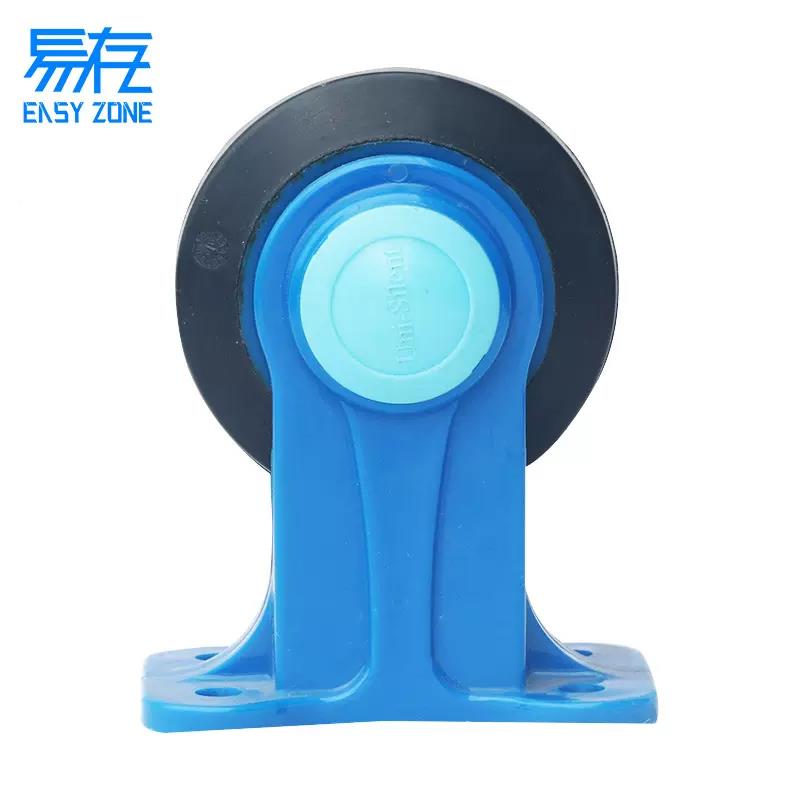 存平板易车轮子橡耐磨EASY\/易小手推拉货胶脚轮音配件推车万向滑