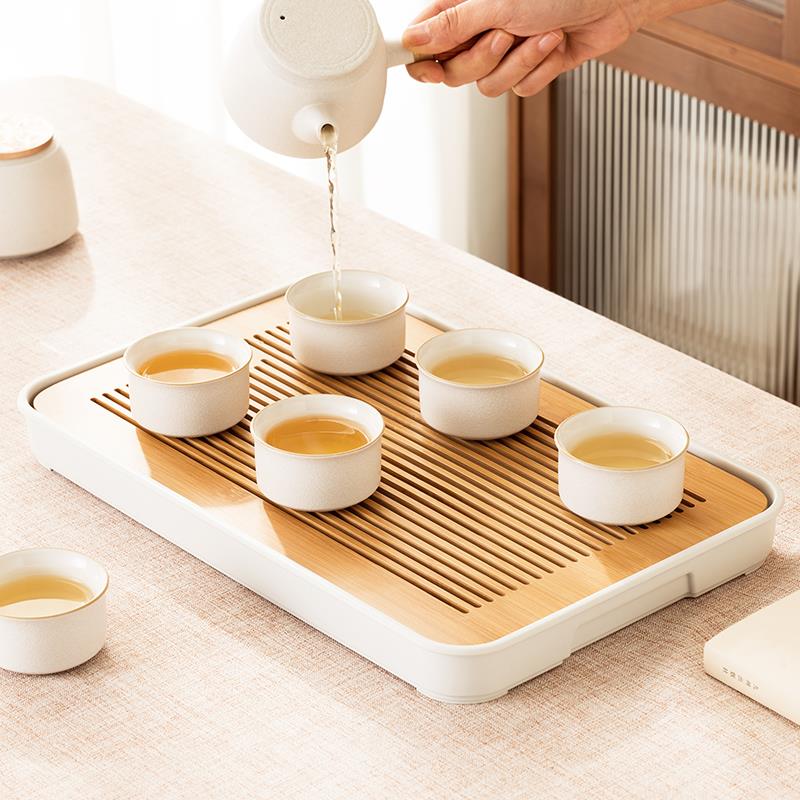 木盘马茶人茶盘家托小型海用干泡台功夫茶具茶道现代简约轻3201NZ