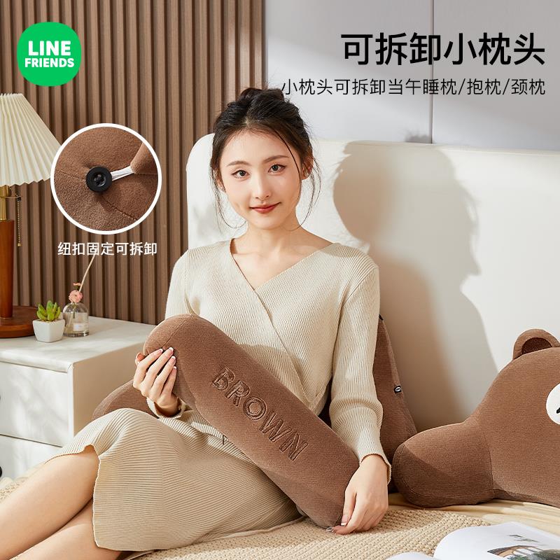 床头靠垫软包宿床护腰靠枕大靠背沙发抱枕学生NPD20230枕舍办公上