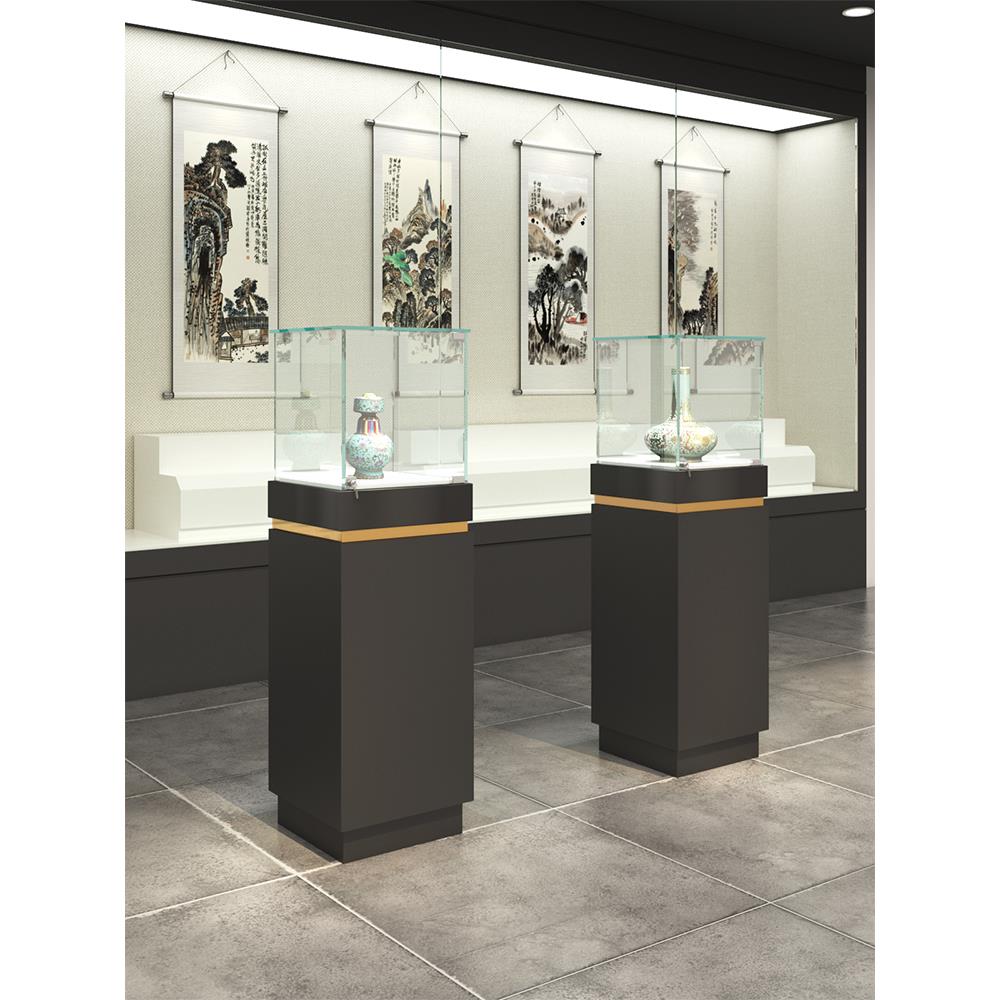 木制珠宝古玩璃玉陶瓷产品展示柜玻柜台物TQQ博馆文石物展示柜台