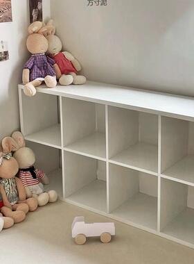 矮书落QIV地书架家组合书柜柜小用型收纳柜子储由物柜自组合格子