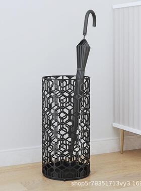 用门口雨伞YL090415架厂家直销创意雕酒刻伞筒雨伞收纳桶店铁艺家