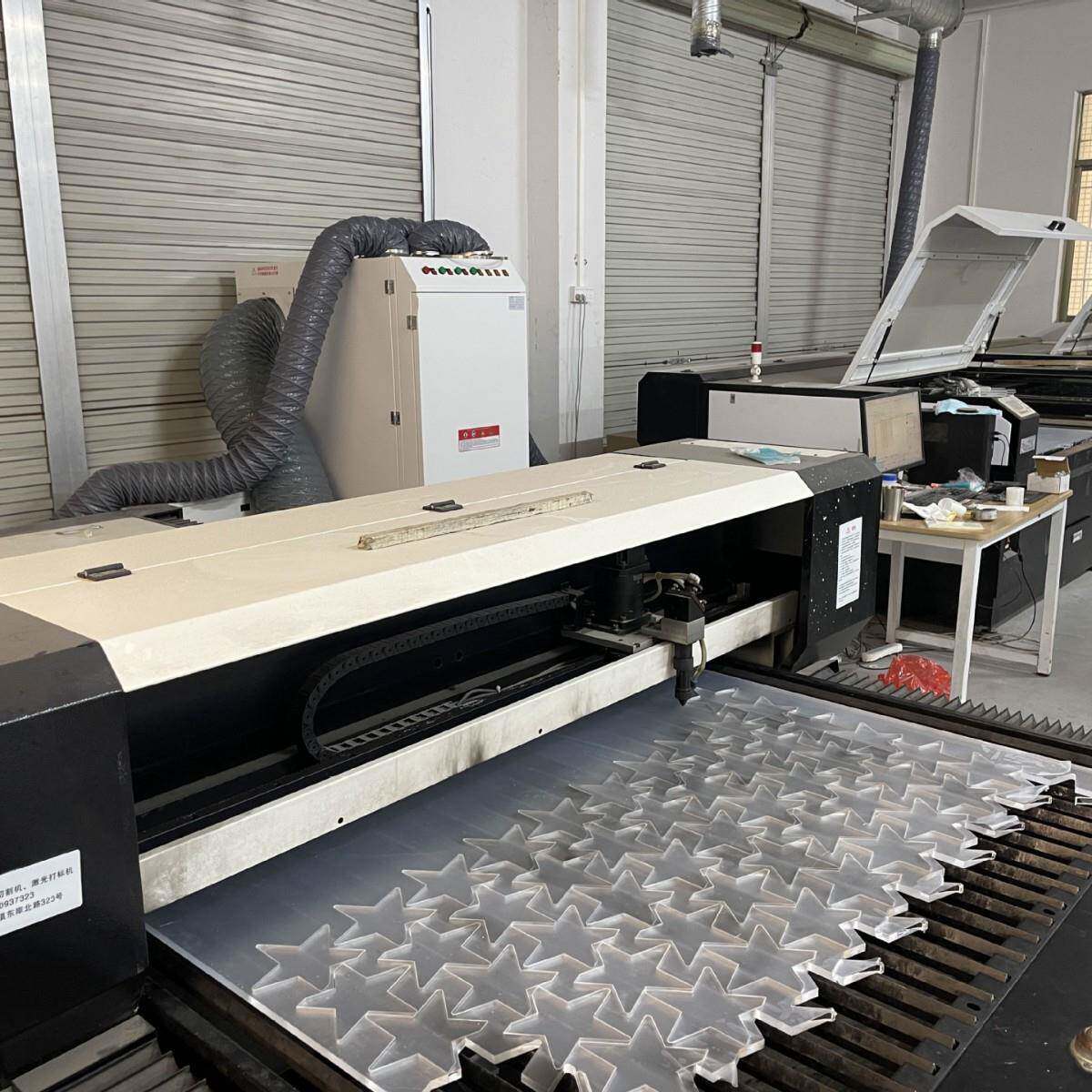 激切割布料木除除味机39光板打标雕刻亚克力烟雾净化器环评烟可过