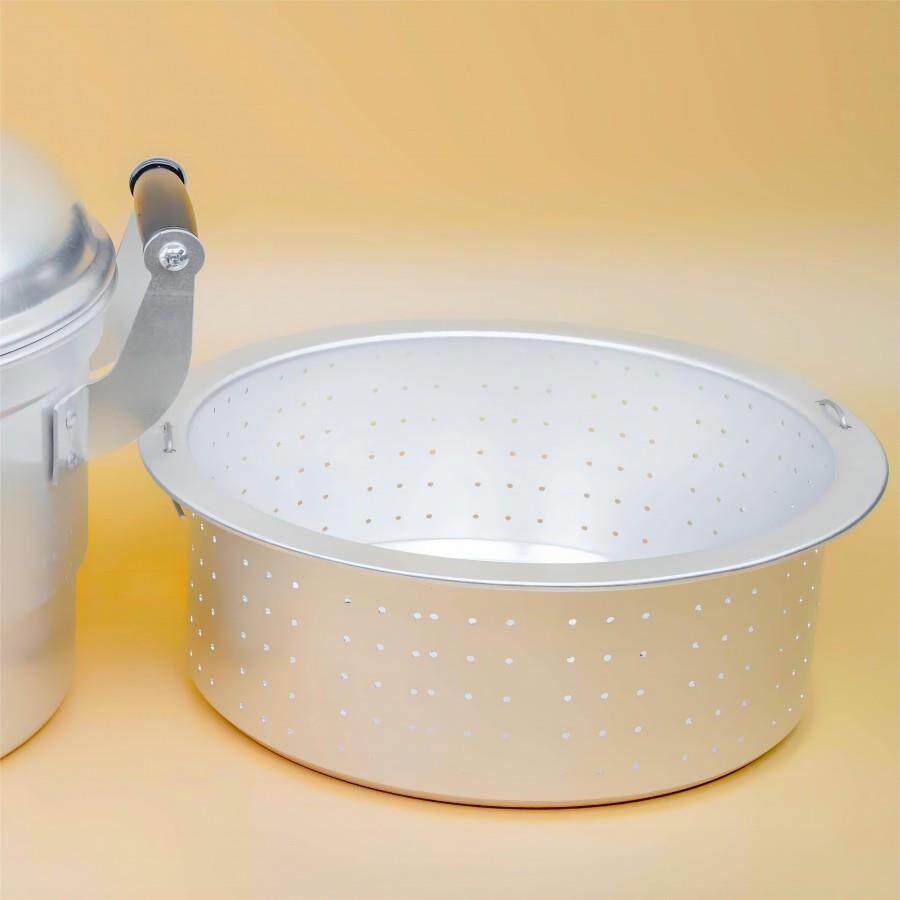老式鱼米乡铝锅烧多能煲蒸24cm、26米饭汤蒸馒头双层汤锅耐用功耐