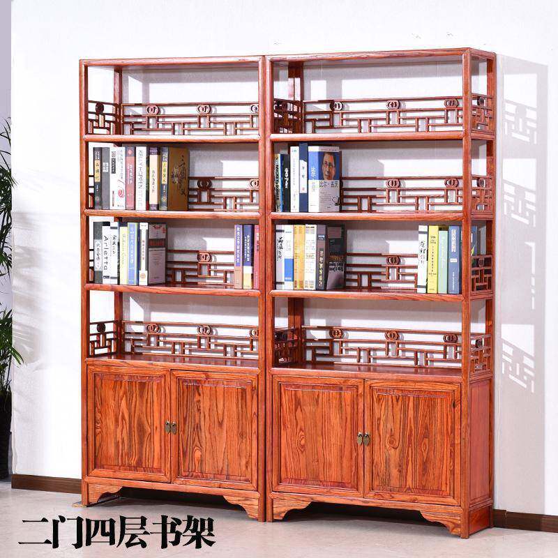 博古实木架中式摆件架柜仿古书柜书架特价摆放茶叶展置985示架子