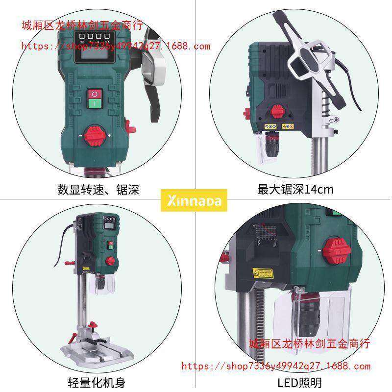 调速台钻小型220珠V家钻床台小式用手335电钻电转电动工具佛迷你