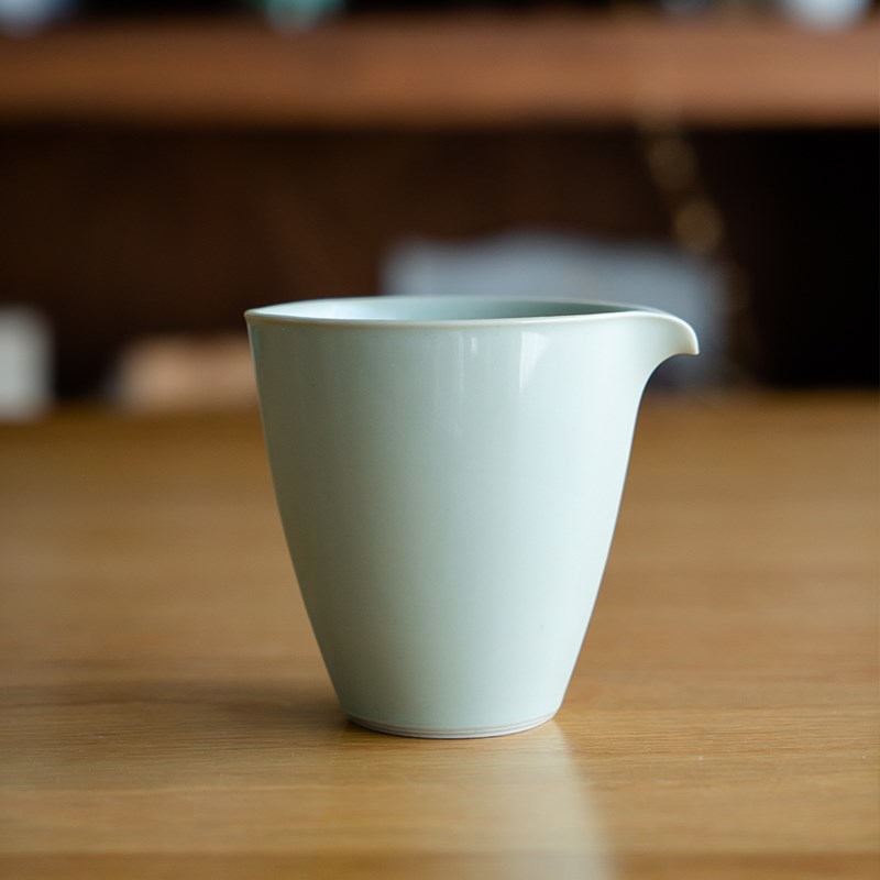 仿宋公道杯陶瓷公杯匀杯茶海大号茶杯分茶器茶漏配件功夫茶具配件