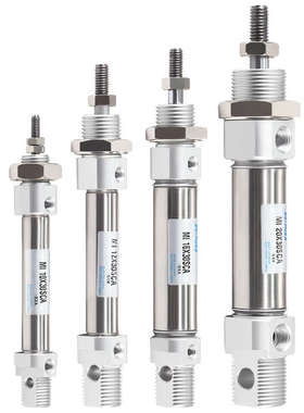 小型气动不锈钢迷你气缸MI10/12/16/20/25-10*25X30X50X75-S-CA