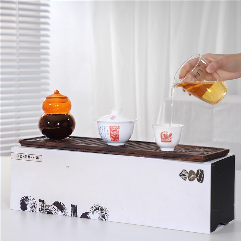 山河志丨创意茶具套装礼盒 x 8款茶可选大师茶监制