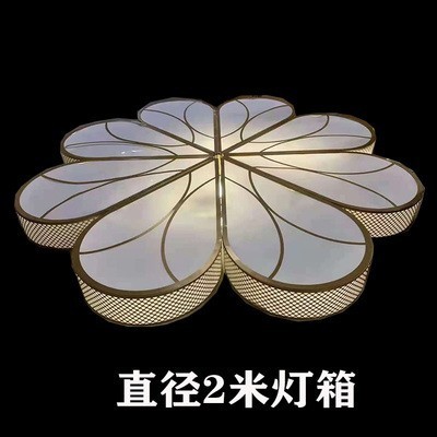 新款婚庆道具婚礼堂铁艺吊顶罗曼三层雕花酒店包柱子软装大型定