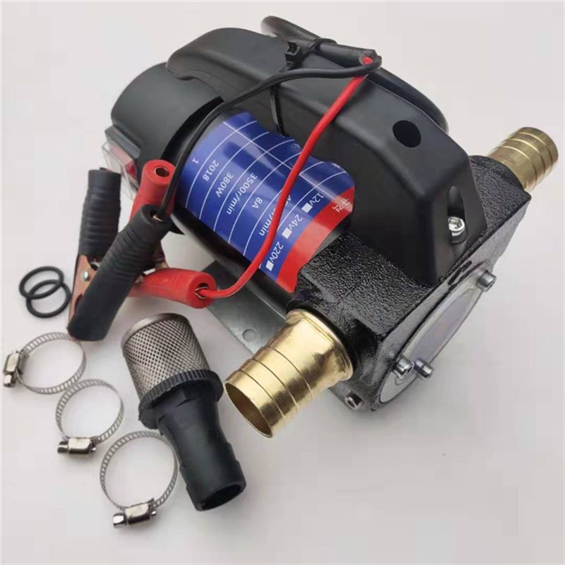 抽得快柴油电动抽油泵12v24v纯铜手提便携自吸式耐用型大功率油泵