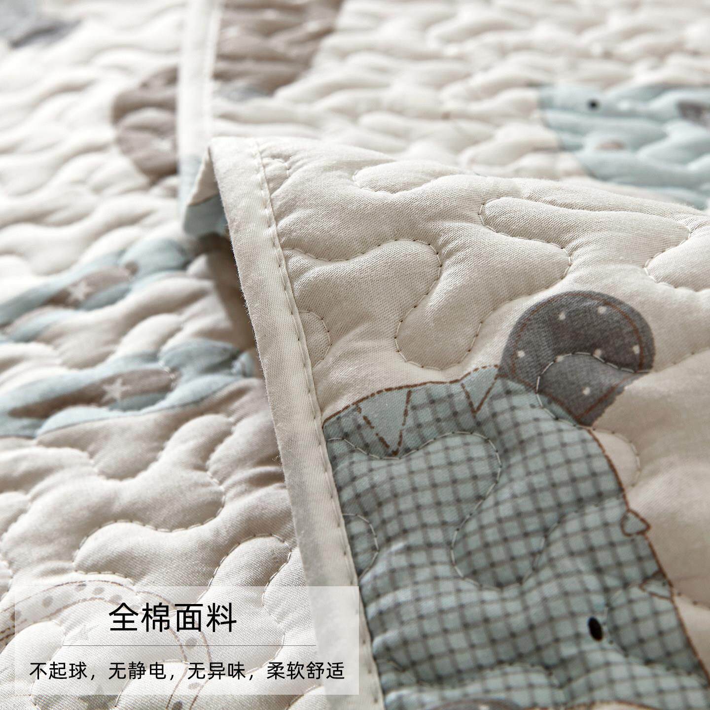 卧纯棉家用布艺毯客厅宝床爬行JDL垫宝室榻榻米边儿童全棉地垫可