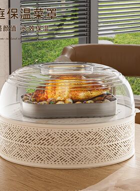 家用多层镂空菜罩 餐桌饭菜剩菜防蝇虫透气保温餐桌罩塑料食物罩