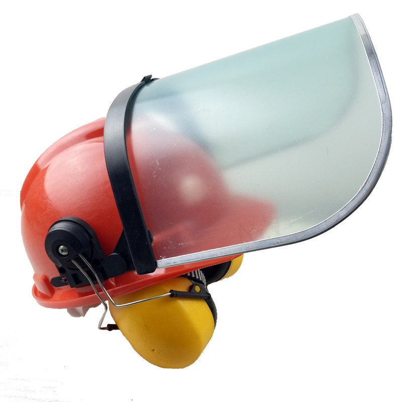 安全帽式防噪音耳罩套装舒适插接式耳机隔音降噪声耳塞防护面罩图片