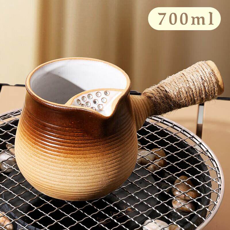 围煮茶烤奶壶罐罐器GGKN奶烤茶壶可干烧炉家用大容量陶瓷新款煮茶