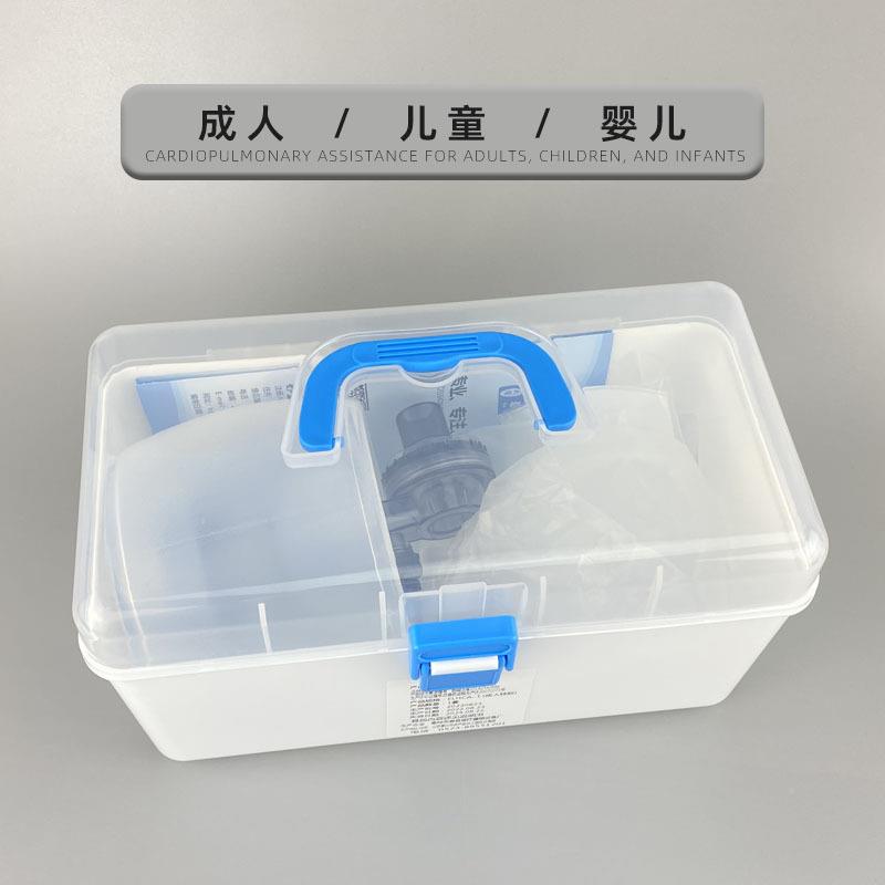 硅胶478简易呼吸套装人工呼吸复苏器气车囊救护配呼置空气吸复苏