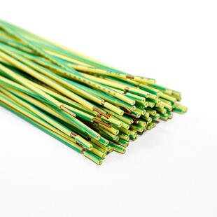 线材HIV加工黄绿地线铜子圆环端电子束电源厘线耳圆线形接导裸线