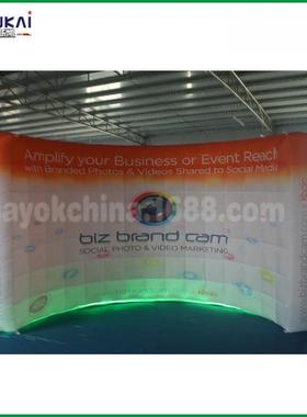 婚礼晚会灯光墙活动展示LED充气墙遥控变色舞台围墙充气式炫彩