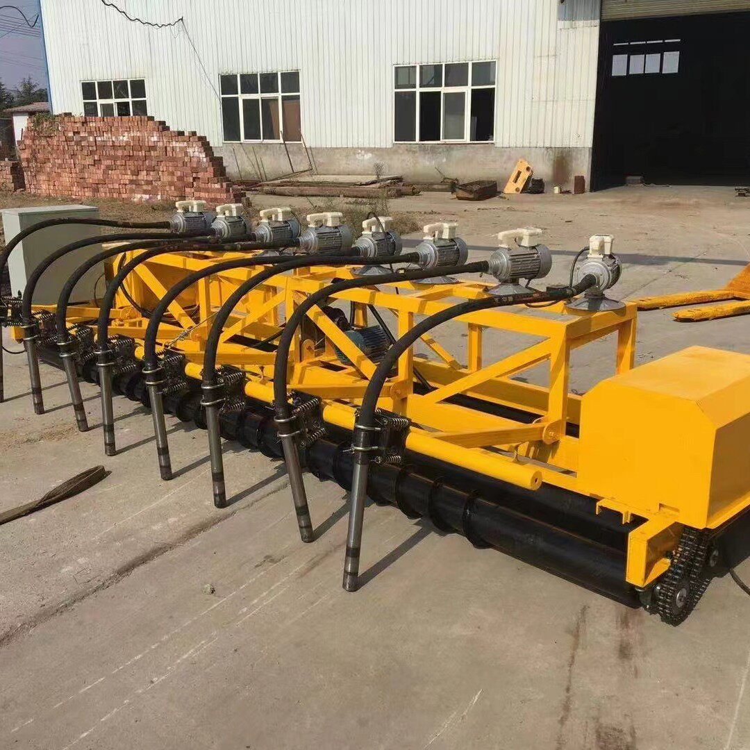 带振动棒摊铺机厂家混凝土摊铺排阵一体机价格排式摊铺振捣机配件