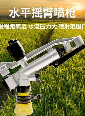 德龙灌D0LPY3喷枪农业LIW灌溉水平转摇臂排喷枪360自动旋雾化喷枪